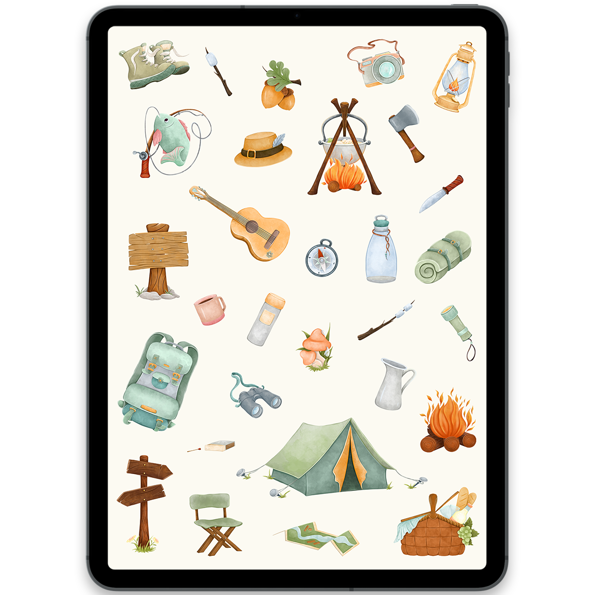 Camping Stickers