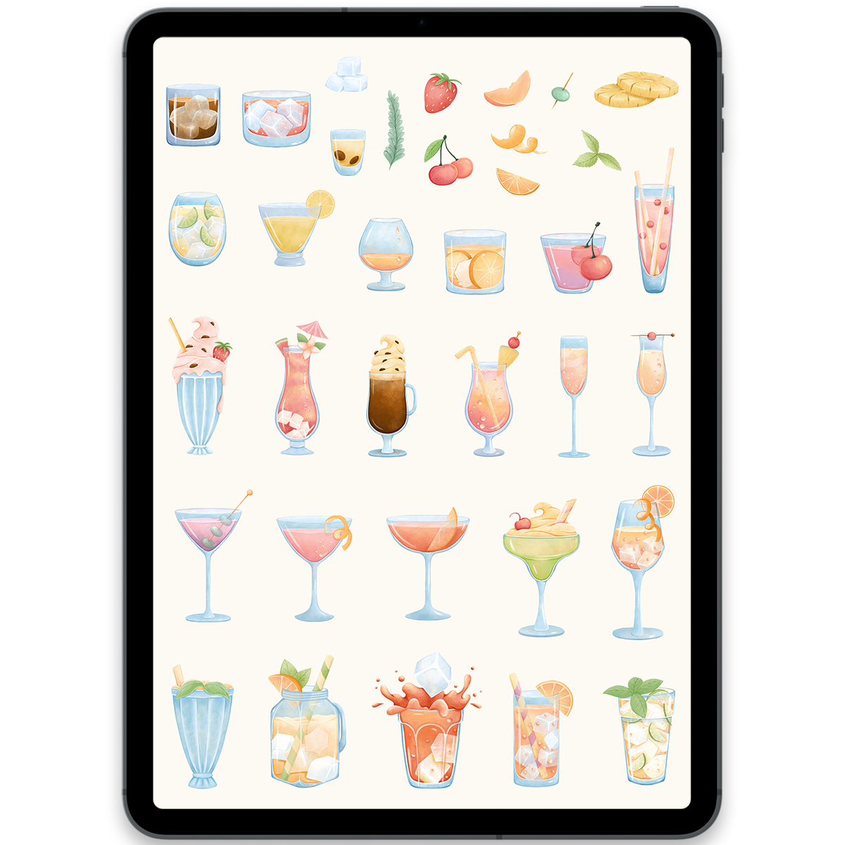 Cocktails Stickers