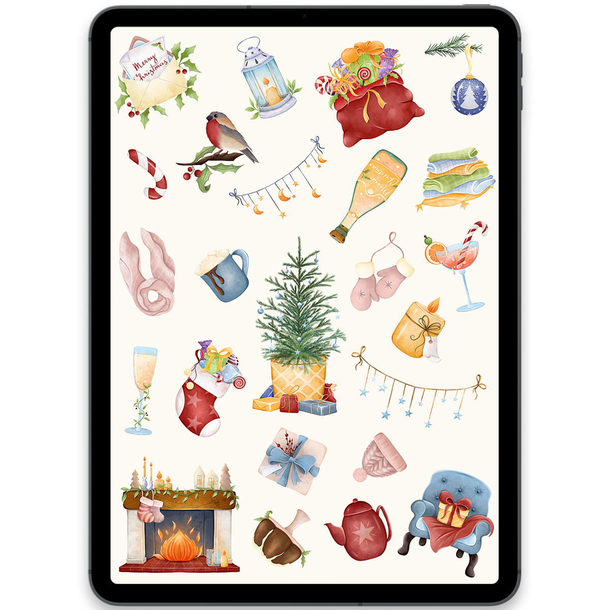 Cozy Christmas Stickers