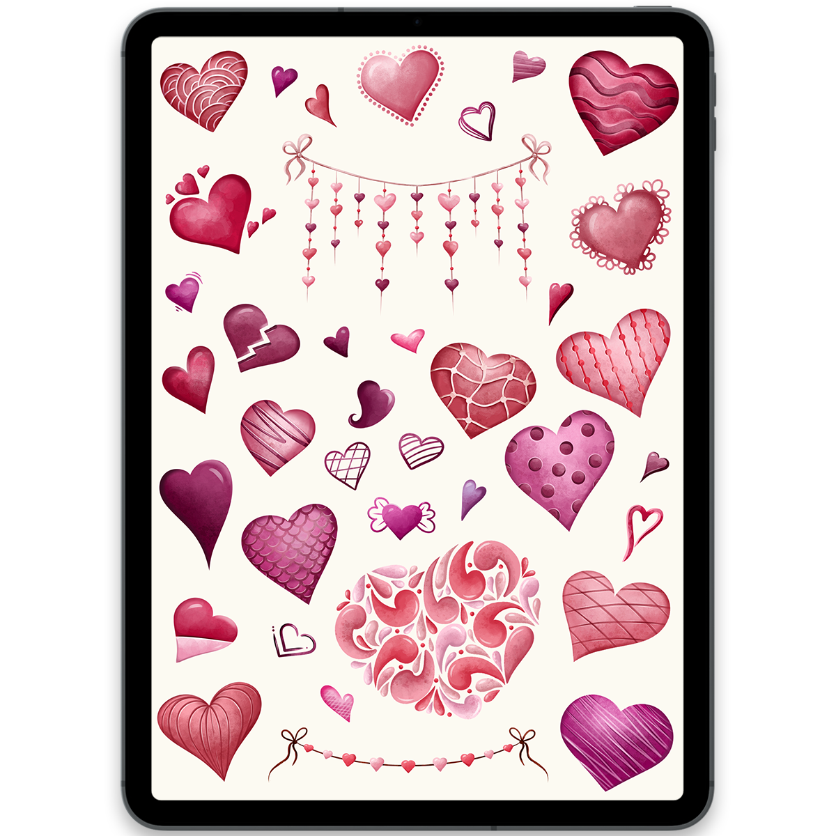 Hearts Stickers
