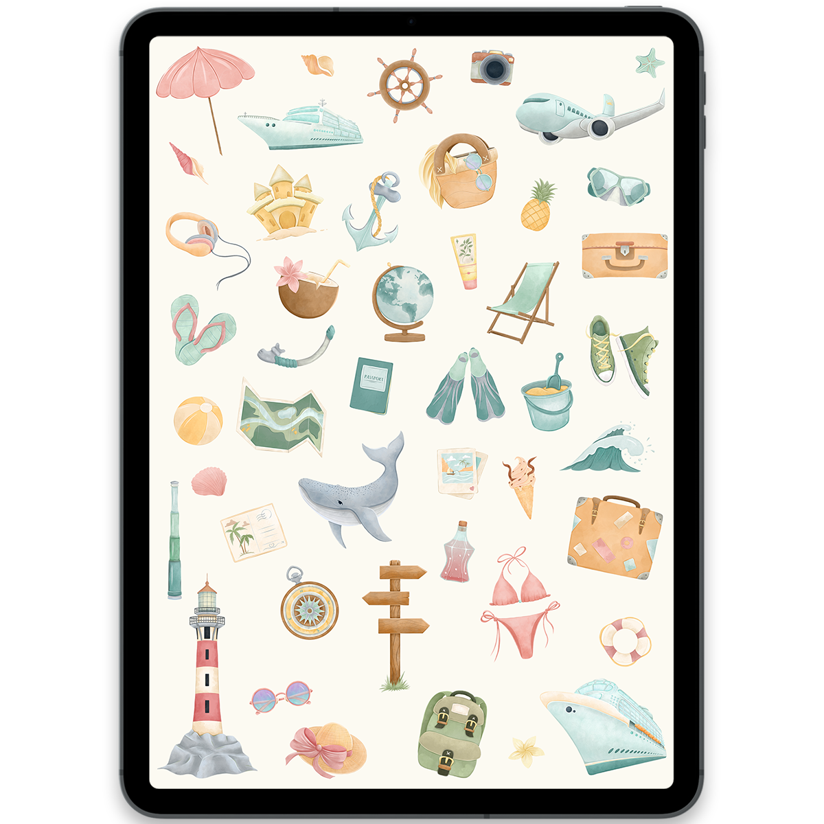 Summer Travel Stickers